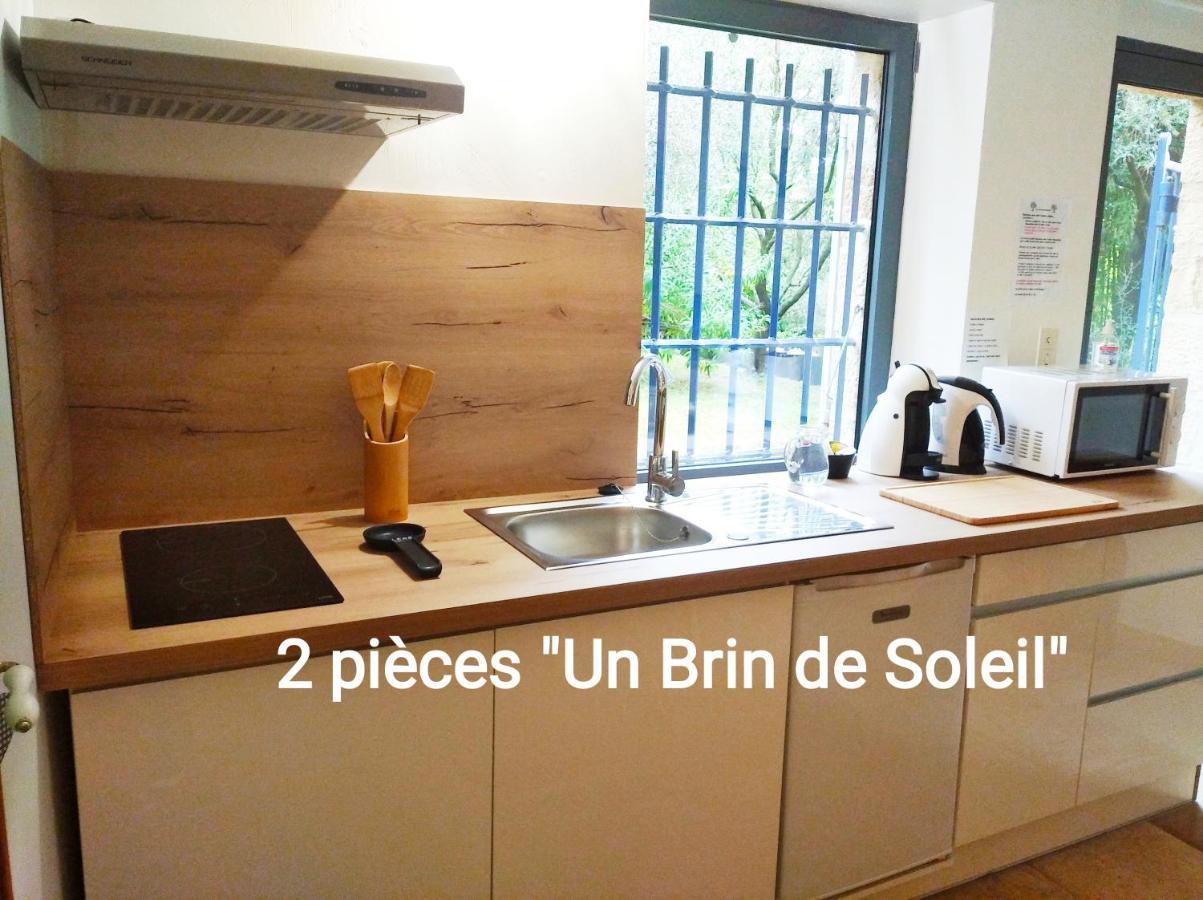 2 Pieces "Le Brin De Soleil" Gites Appart 'Hotel L'Echappee Belle D'Aubenas Logement 1 Sur 3 Экстерьер фото